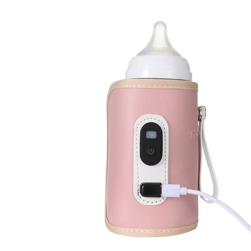 Baby Milk Warmer Baby Nursing Bottle Heater, Portable USB Bottle Warmer for Car, Outdoor Travel Accessories Outdoor Portable
